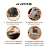 Kleine - Grote - Stenen Inductie beschermer vinyl 3mm klein 276 -zzzzzzz-td-werking