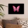 Vlinder - roze - Elegant canvas 2cm klein -sfeer1