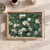 Bloemen - Takken - Wit - Klassiek Dienblad Rechthoek middel -USP_Formaat