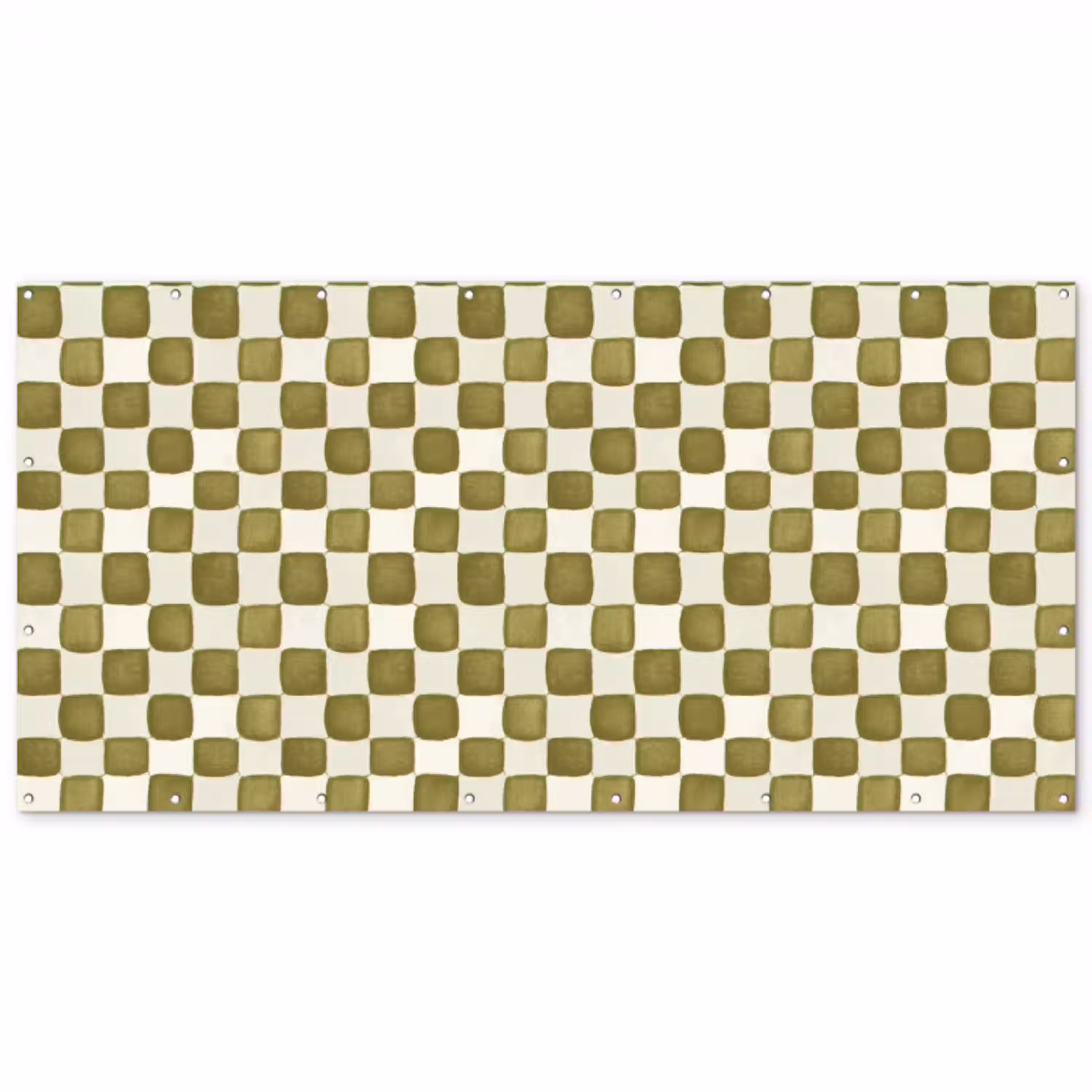 Schaak - Patroon - Groen Balkonbeschermer Duitsland klein 596 -zz_3d