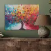 Boom - Levensboom - Kleurrijk - Abstract PET vilt klein -sfeer2