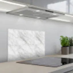Klassiek - Marmer - Grijs keuken achterwand spatscherm klein 900 -3d_schuin
