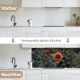 Dahlia - Bloem - Natuur - Sfeervol keuken achterwand 2 middel -voor-na_DE