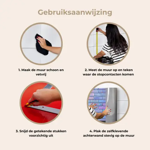 Paars - Blauwe - Muur keuken achterwand 2 middel 871 -gebruiksaanwijzing_NL