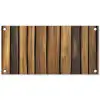 Hout - Planken - Natuurtinten tuinposter los doek klein -3d