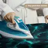 Turquoise - Bliksem  - Wolken Wandkleed katoen klein 269 -sfeer9