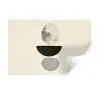 Beige - Japandi - Wabi sabi Muursticker klein -3d