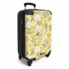 Bloesem patroon geel NBS - Handbagage koffer - Kinderen Unisex middel -productfoto_3d
