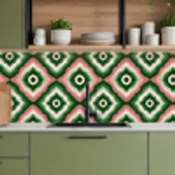Ontwerp - Organisch - Kleurrijk keuken achterwand 2 middel 871 -sfeer3
