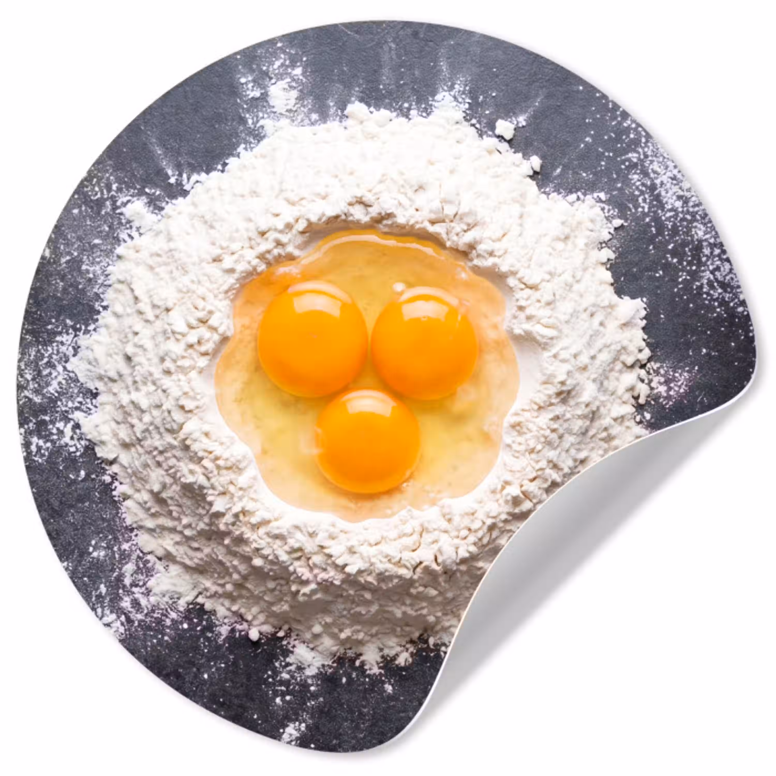 Eten - Bakken - Keuken Wandcirkel behangsticker klein -3d