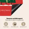 Minimalistisch - Kerstbomen - Rood - Sneeuw Inductie beschermer vinyl 3mm middel -usfeer4_FR