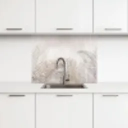 Bladeren - Beige - Botanisch - Vintage keuken achterwand 2 middel -3d
