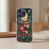 Vos - Mozaïek - Bos - Maan Telefoonhoesje iPhone 17 Pro klein -sfeer2