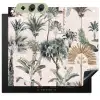 Inductie afdekplaat - Vintage - Jungle - Dieren - Natuur - Inductie beschermer Inductie beschemer met haakjes middel -3d