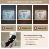 Fee - Bloemen - Sprookje - Blauw Light Box met batterij (Wandlamp kind) middel -USP_lichtkleurNL
