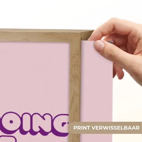 You're doing great - roze - 3D Light Box met batterij (Wandlamp) middel -USP_websiteprintNL