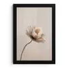 Bloem - Beige - Crème fotolijst zwart zonder passe partout klein -3d