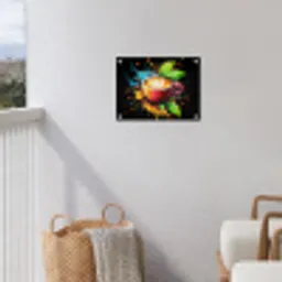 Koffie - Graffiti - Drinken - Abstract tuinposter los doek klein -sfeer8