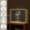Sierlijk - Boeket - Goud - Vaas Light Box met batterij (Wandlamp) middel -USP_websiteoverzichtNL
