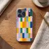 Stroken - Blauw - Patroon - Abstract Telefoonhoesje iPhone 17 Pro klein -sfeer1