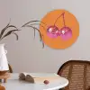Discoballen - Kers - Spiegels - Roze Akoestische PET Vilt - Rond klein -sfeer3