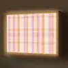 Pastel - uitpatroon - Geometrisch Light Box met batterij (Wandlamp) middel 907 -z3d_website