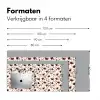 Bloemen - Botanisch - Bordeaux Muismat XXL klein 681 -sfeer5
