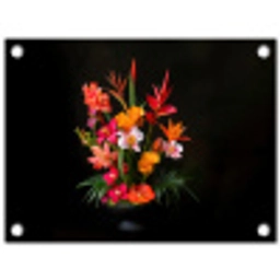 Boeket - Bloemen - Exotisch tuinposter los doek klein -3d