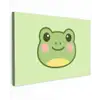 Kikker - Groen - Vriendelijkheid canvas 2cm klein -z3d