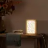 Modern - Abstract - Beige Light Box met kabel (Tafellamp) klein 925 -sfeer4
