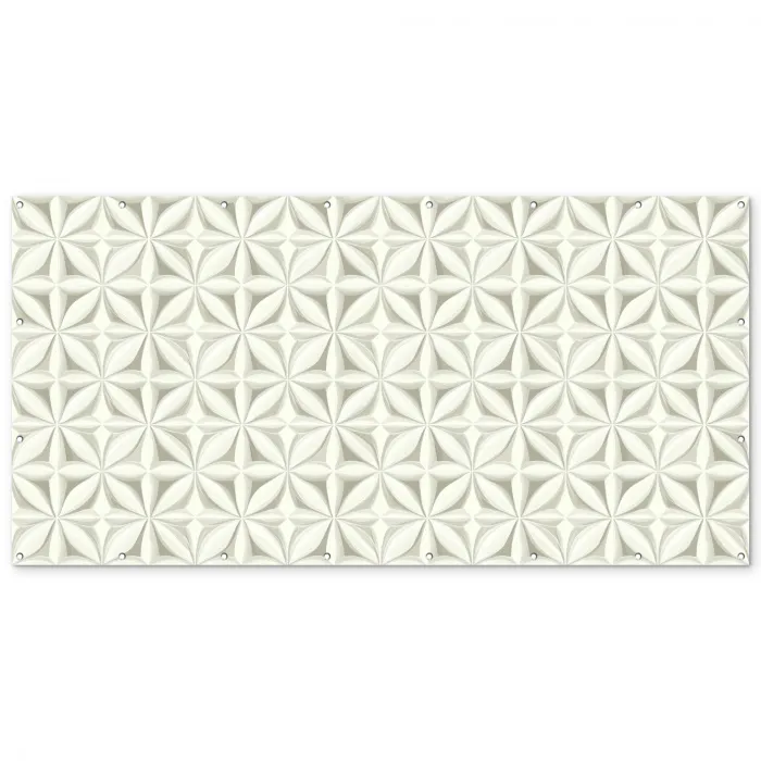 Abstract - Structuur - Grijs - Wit Balkonbeschermer Duitsland klein 596 -zz_3d