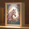Paard - Natuur - Bloemen - Vlinders - Bos Light Box met kabel klein -zzz_3d_website