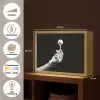 Golfbal - Zwart - Wit Light Box met batterij (Wandlamp) middel -USP_websiteoverzichtNL