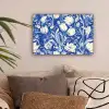 Bloemen - Delfts Blauw - Patroon - Tulp canvas 2cm klein -sfeer1