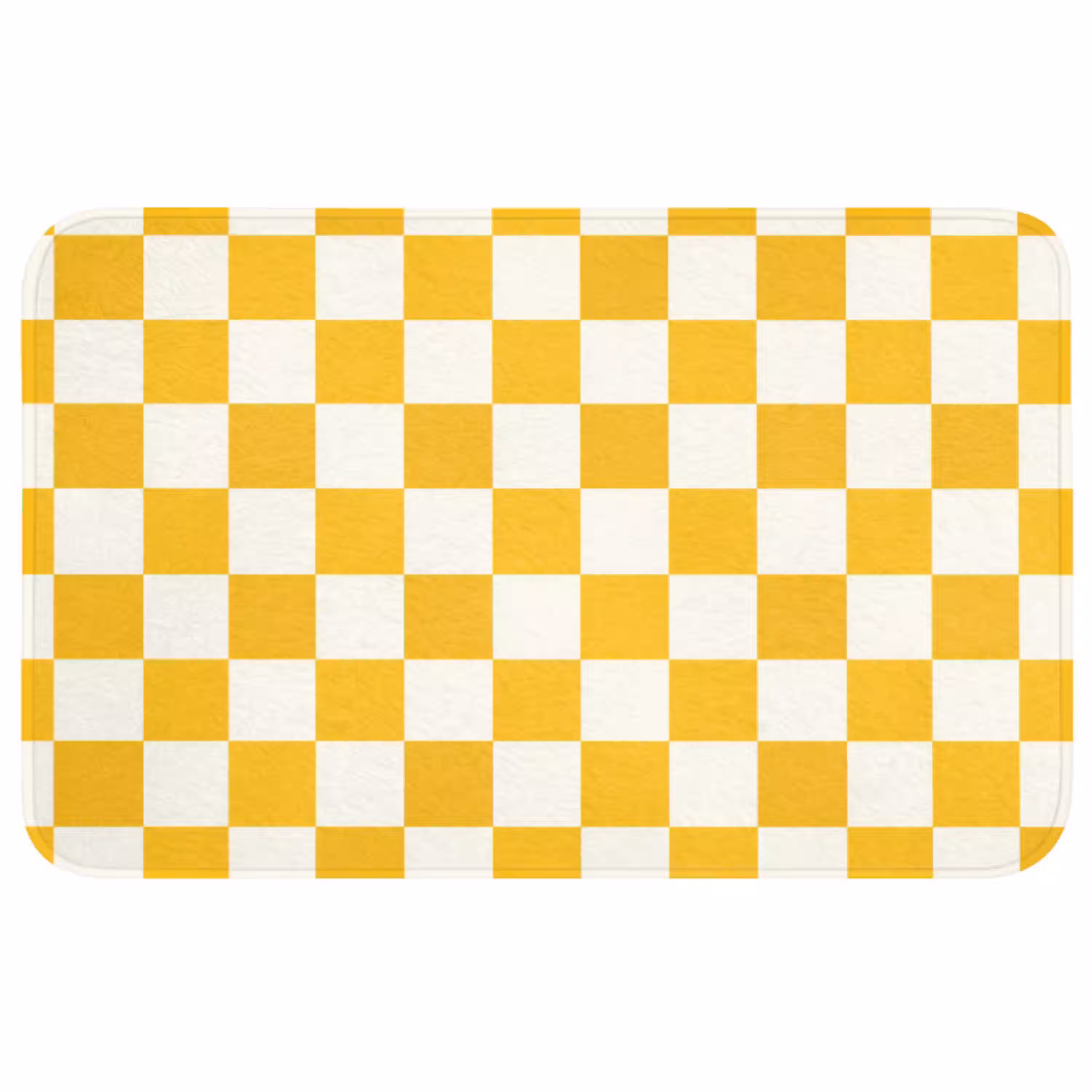Traditioneel - Patroon - Geel Badmat middel 997 -3d