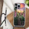 Vingerhoedskruid - Bloemen - Tuin Hoesje iPhone 16 Pro Max met koord klein -sfeer4