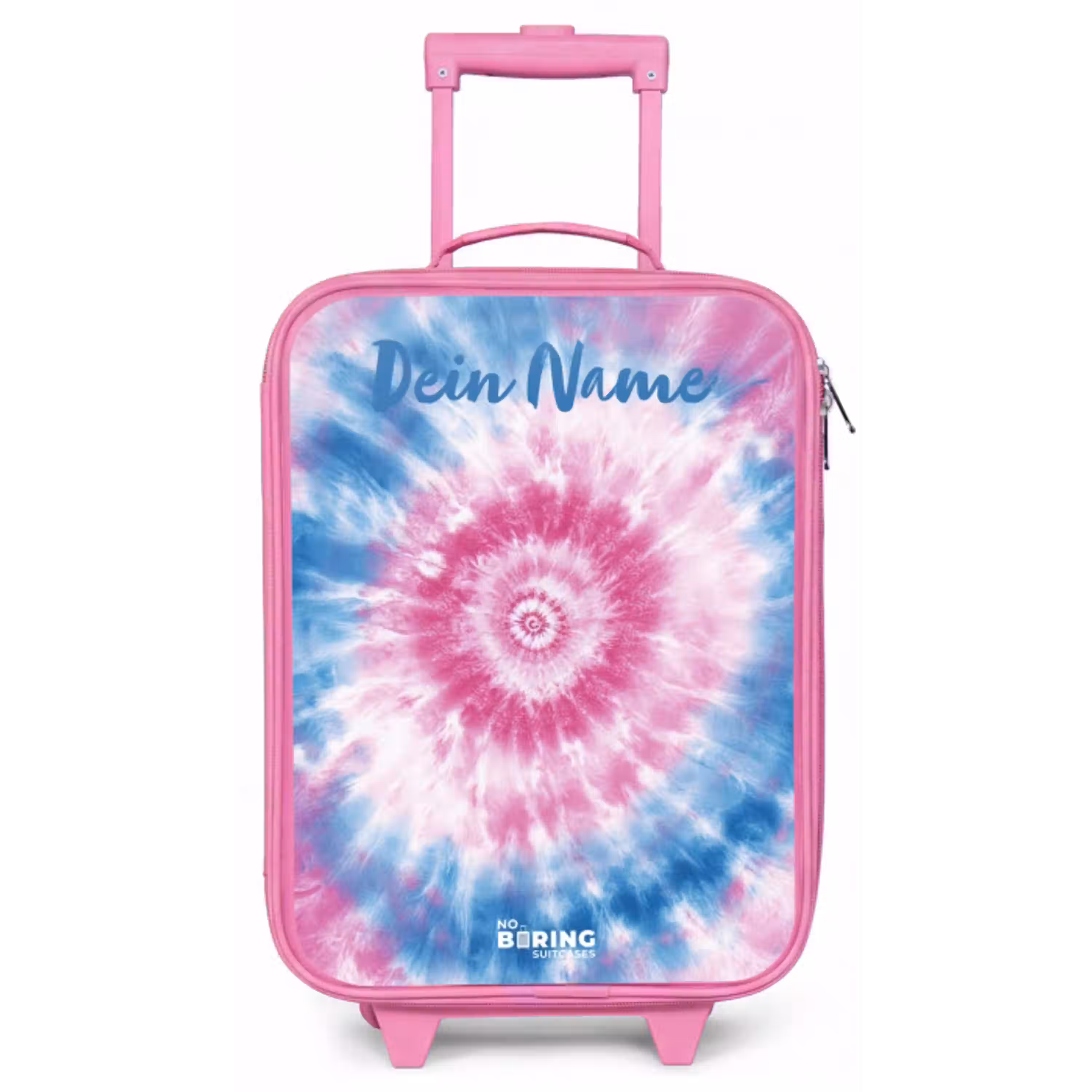 Tie dye - Abstract - Blauw - Roze Kinderkoffer - Roze klein -zz3dotto