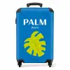 Summer destinations - Palm beach blauw NBS - Handbagage koffer - Kinderen Unisex middel -productfoto_recht