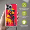 Zonnebril - Schedel - Jas - Rood Hoesje iPhone 16 Pro Max met koord klein -sfeer2_NL