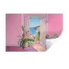 Roze - Buiten - Verf Muursticker klein -3d