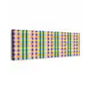 Ruit - Patroon - Kleurrijk canvas 2cm klein 828 -z3d
