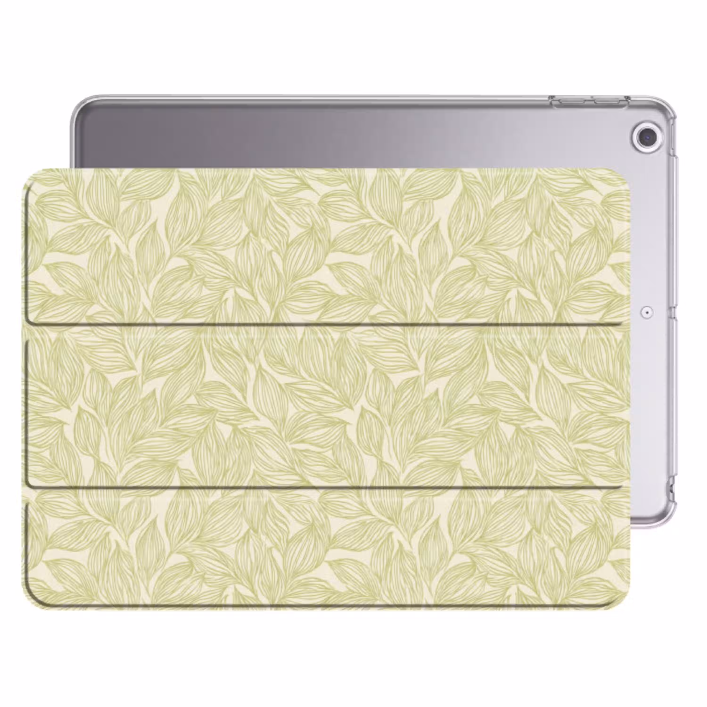 Saliegroen - Botanisch - Bladeren - Handgetekend - Patroon Apple iPad 2017 middel 1172 -threedimensional_3d_global