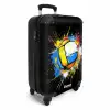 Volleybal met graffiti NBS - Handbagage koffer - Kinderen Unisex middel -productfoto_3d