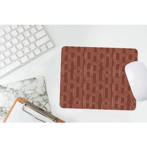 Abstract - Textuur - Bruin muismat rubber klein 262 -witbureau