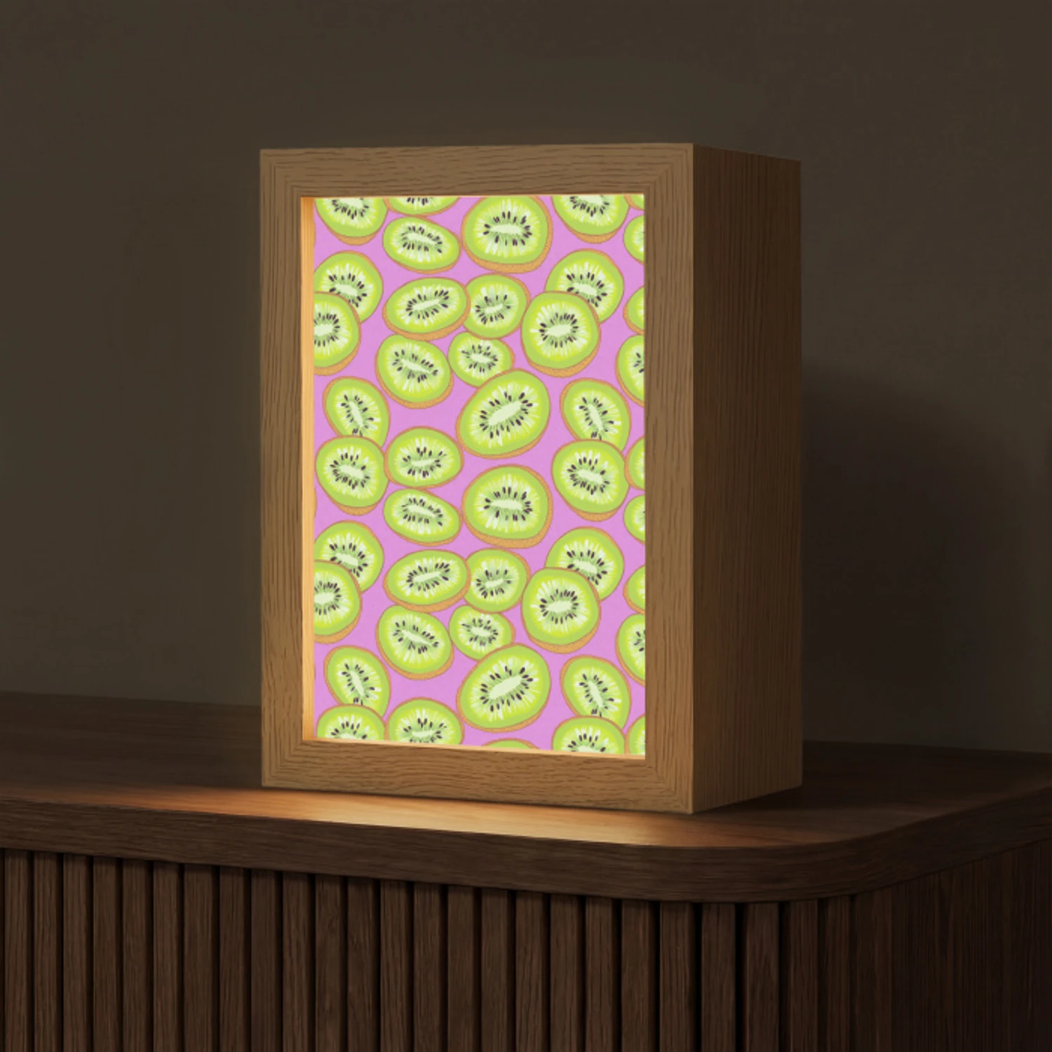 Kiwi - Speels - Groen Light Box met kabel (Tafellamp) klein 925 -z3d_website
