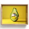 Avocado - Discobal - Geel - Glitter Dienblad Rechthoek middel -z3d_shopping