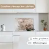 Amandelbloesem - Kunst - Van Gogh - Beige - Abstract keuken achterwand spatscherm klein -sfeer4_FR