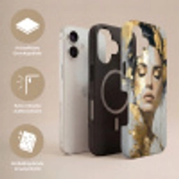 Sierlijk - Vrouw - Goud - Ogen Toughcase MagSafe Apple iPhone 17 klein -USP_Lagen_DE