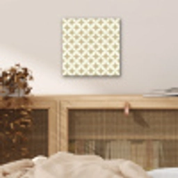 Symmetrisch - Motief - Beige aluminium wit klein 46 -sfeer3
