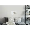 Badeend - Minimalistisch - Wit Muursticker klein -slaapkamer